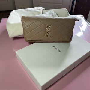 Saint Laurent cross body phone holder